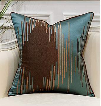 Sofa pillow cushion waist pillow soft bag