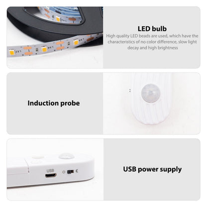 Power Saving Waterprool Practical 1 M 60 LED Strip Light With 2 Modes