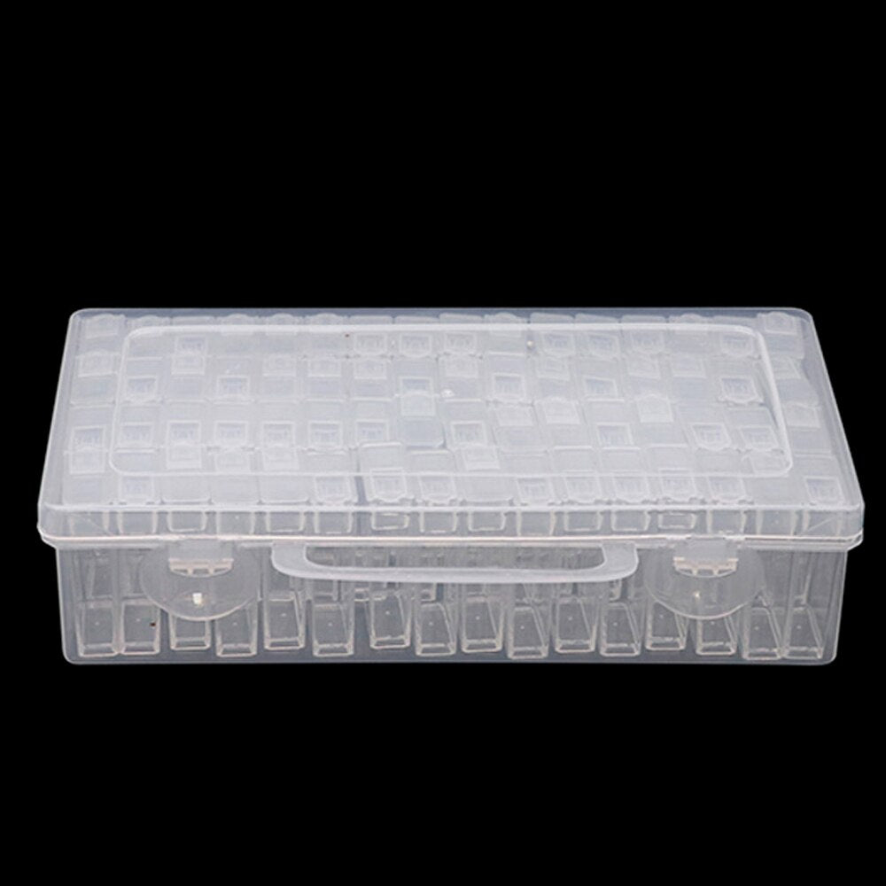 64 Slots Diamond Organizing Earring Storage Boxes