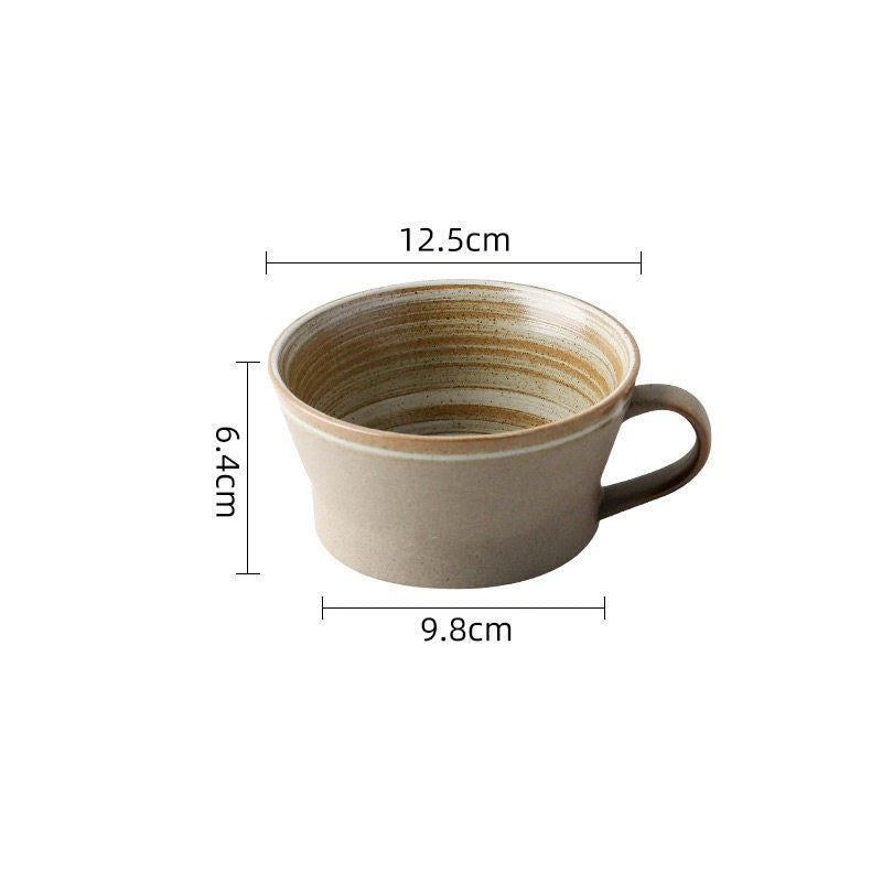 Stoneware coffee cup