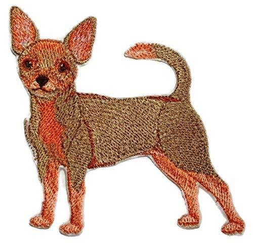 Custom Dog Portraits[Chihuahua] Embroidered Iron On/Sew Patch [4.5" x