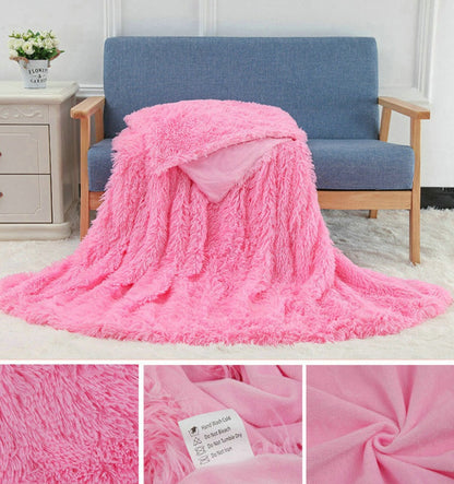 Plush Blanket Double-layer Blanket Multifunctional