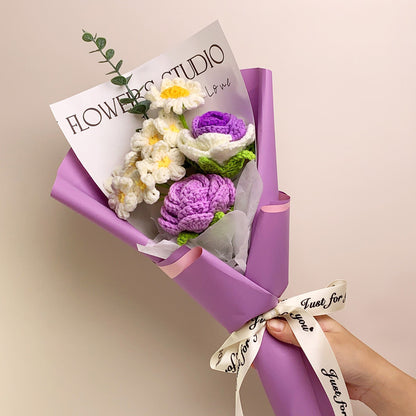 Wool Woven Bouquet Qixi Valentine's Day Gift