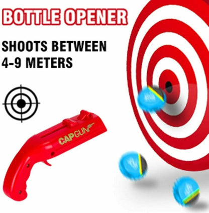 Cap Gun Beer Opener Drink Bottle Opener Launcher Shooter Game For Family Bar