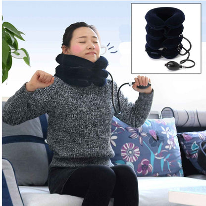 Portable cervical traction rehabilitation device