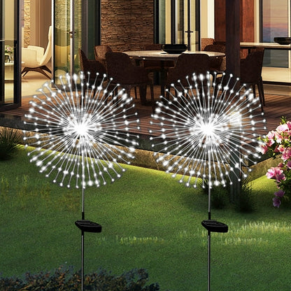 180 LED Solar Firework Lights Waterproof DIY Solar Garden Lamps 2Pcs