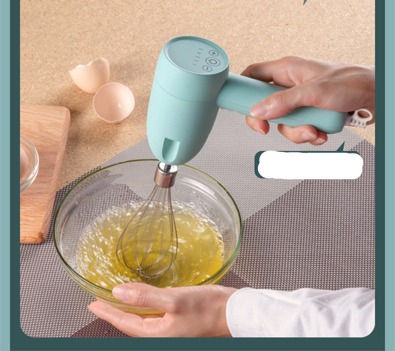 Three-in-one Electric Egg Beater Handheld Baking Tool