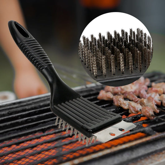 Barbecue cleaning steel brush