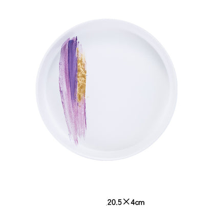 Nordic Personality Simple Ceramic Flat Plate