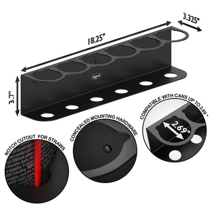 Aerosol Spray Can Holder - 6 Can