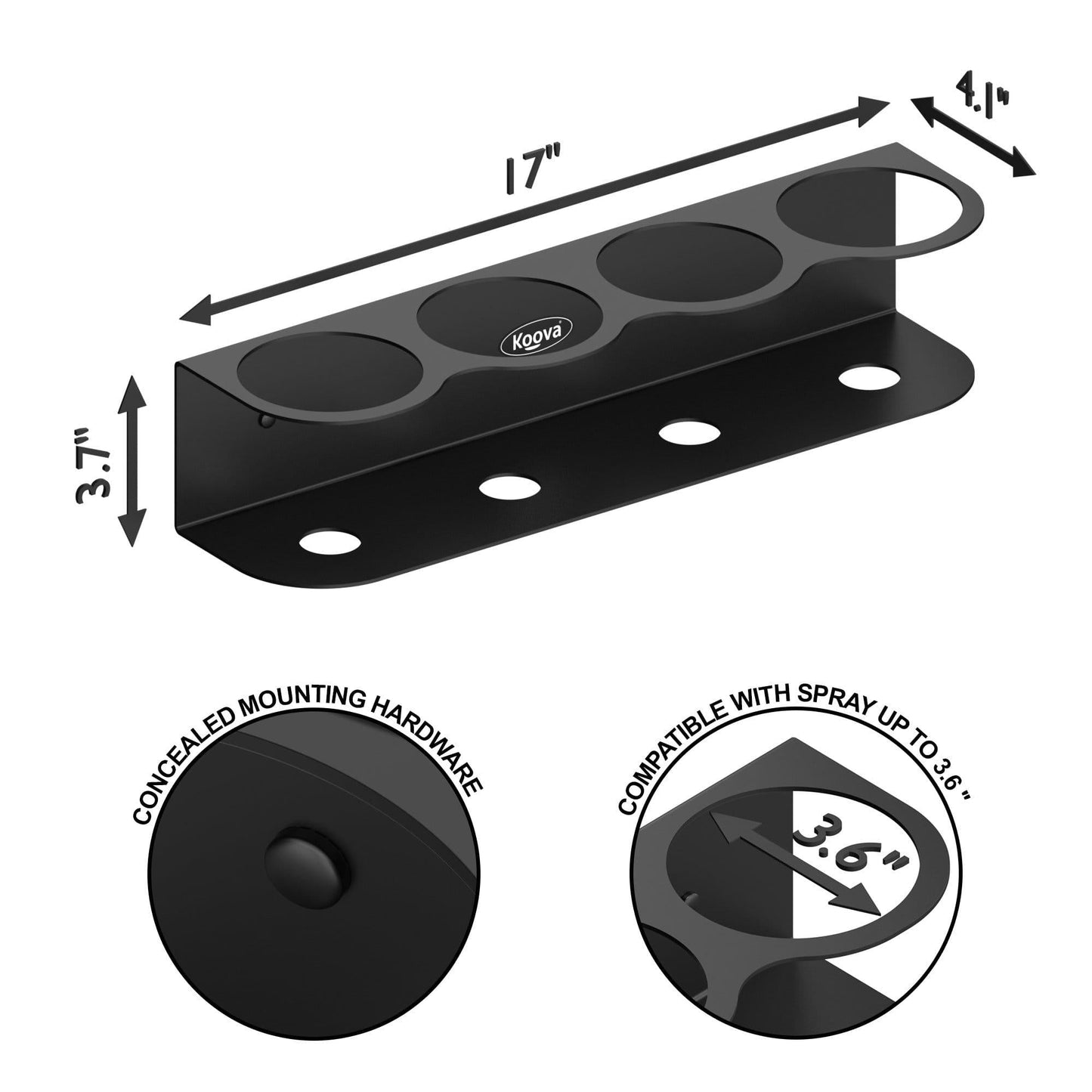 Spray Bottle Holder - 4 Bottle