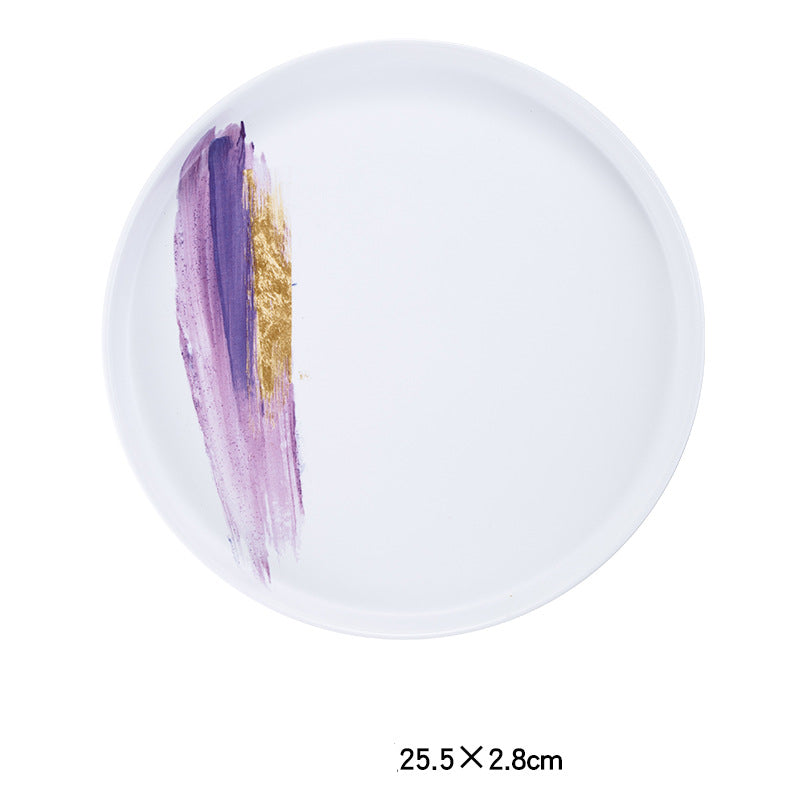 Nordic Personality Simple Ceramic Flat Plate