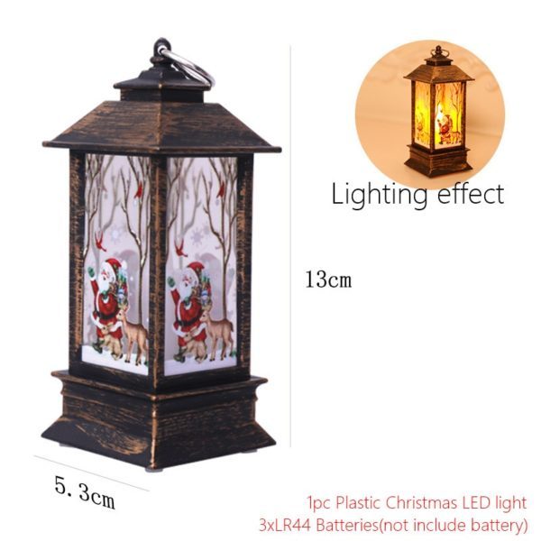 Christmas Lantern LED Electronic Candle Table Lamp Night Light For The Elderly