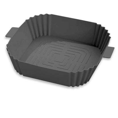 Silicone Air Fryer Tray Basket Liners Non-Stick Safe Oven Baking Tray Pot