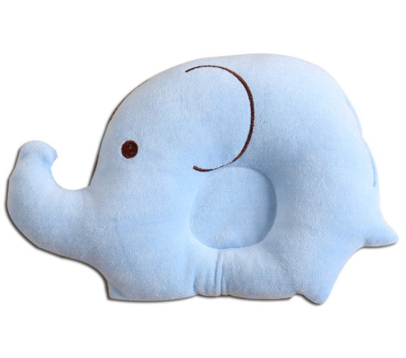 Baby Pillow Cartoon 0-1 Year Old Baby Elephant Pillow Baby Pillow Newborn Velvet Baby Pillow