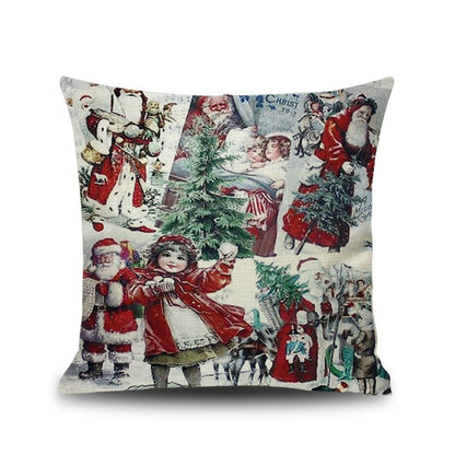 Cartoon christmas pillow pillow