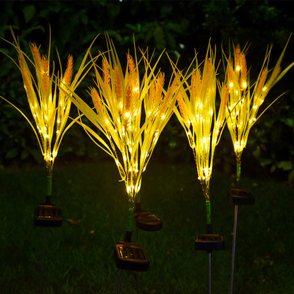 Solar Simulation Outdoor Garden Decoration Lawn Solar Wheat Ear Lamp