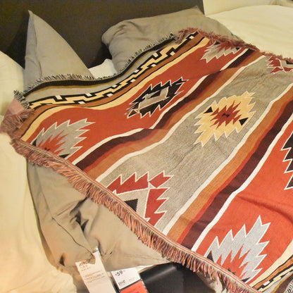 Ethnic wind car blanket