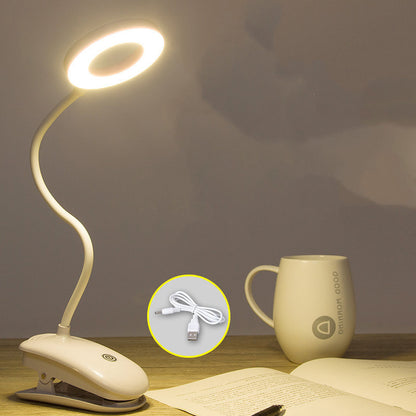 Clip-on rechargeable desk lamp