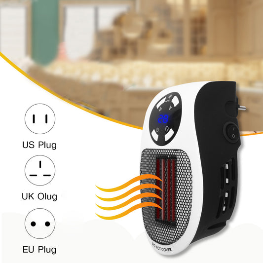 Portable Electric Heater Wall Fan Heater Handy Heating Stove Adjustable Thermostat Radiator Warmer Machine Home Appliance