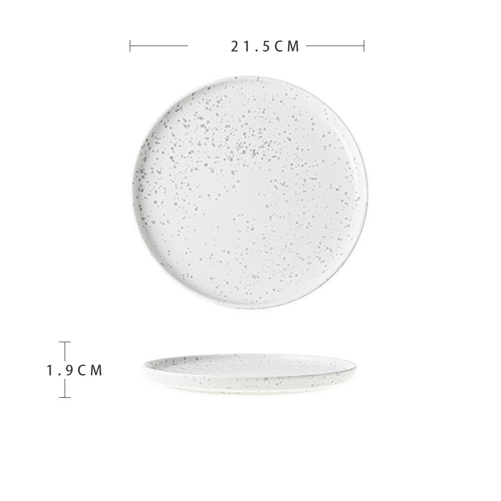 Beautiful Ceramic Dinner Plate Advanced Sense Of Micro Flaw