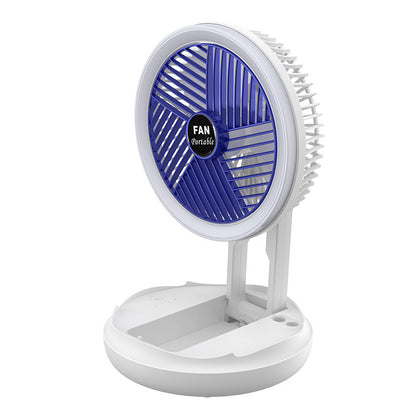 4 Speed Adjustable USB Charging Foldable Table Fan