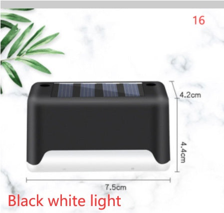 New Upgrade Waterproof LED Solar Fence Lamp Solar Deck Lights Solar Step Light Outdoor For Patio Stairs Garden Pathway Step Yard