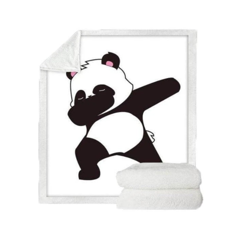 Panda series flannel blanket