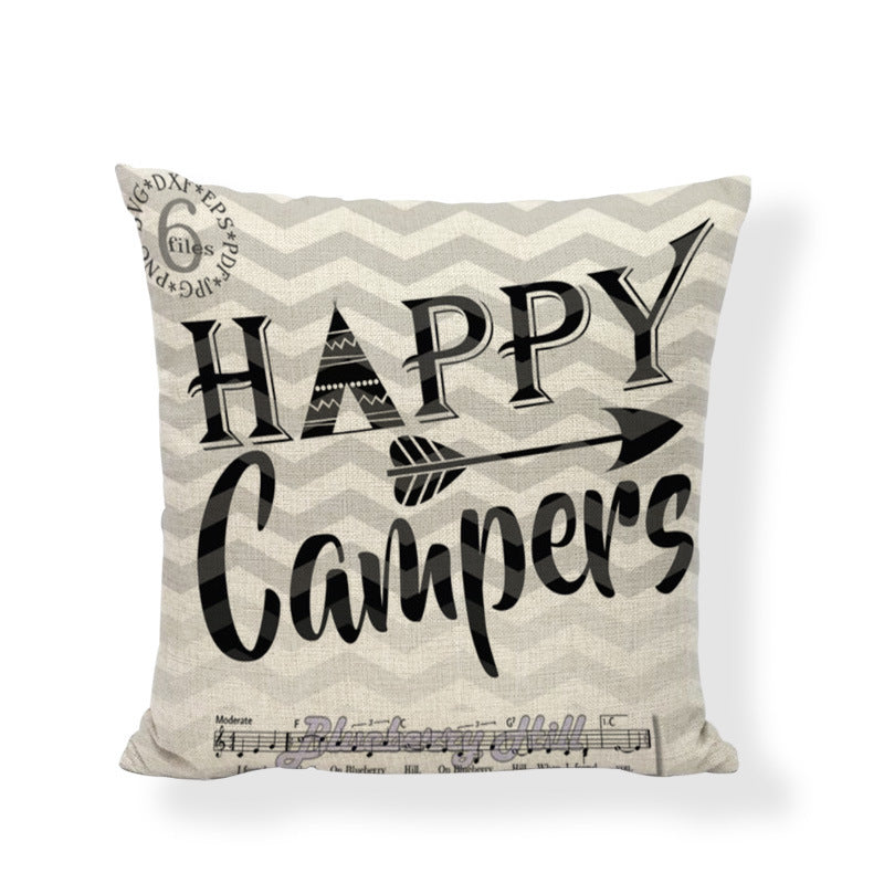 Camping cushion cover