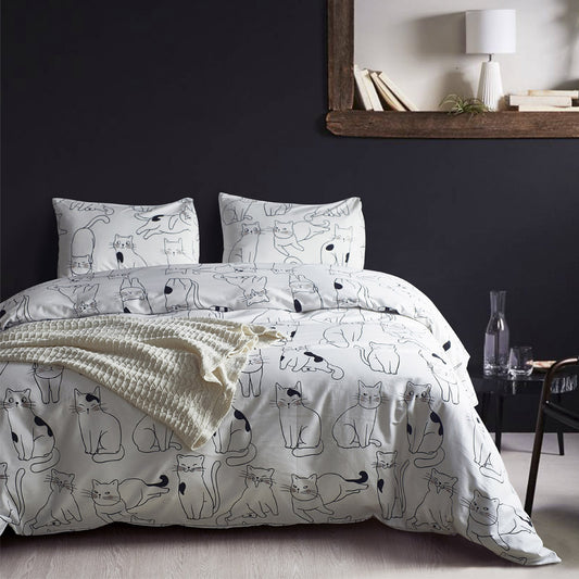 Cotton four-piece three-piece bedding