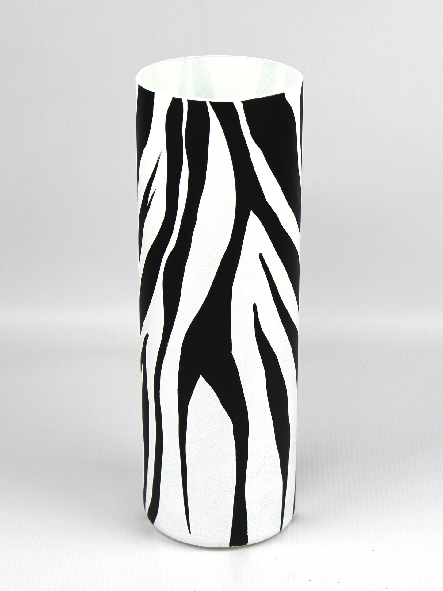 table black&white art decorative glass vase 7856/300/sh224