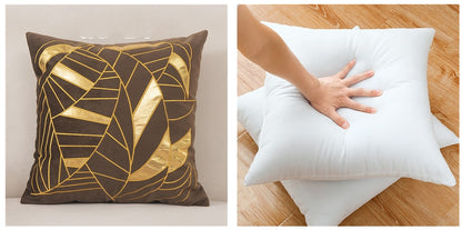 Dutch velvet gilded pillow case