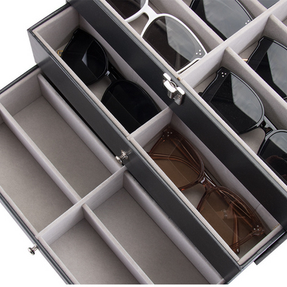 Glasses storage display box