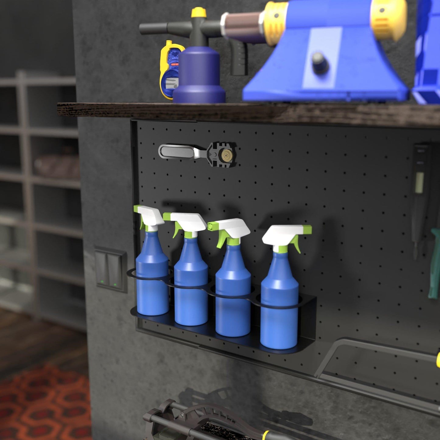 Spray Bottle Holder - 4 Bottle