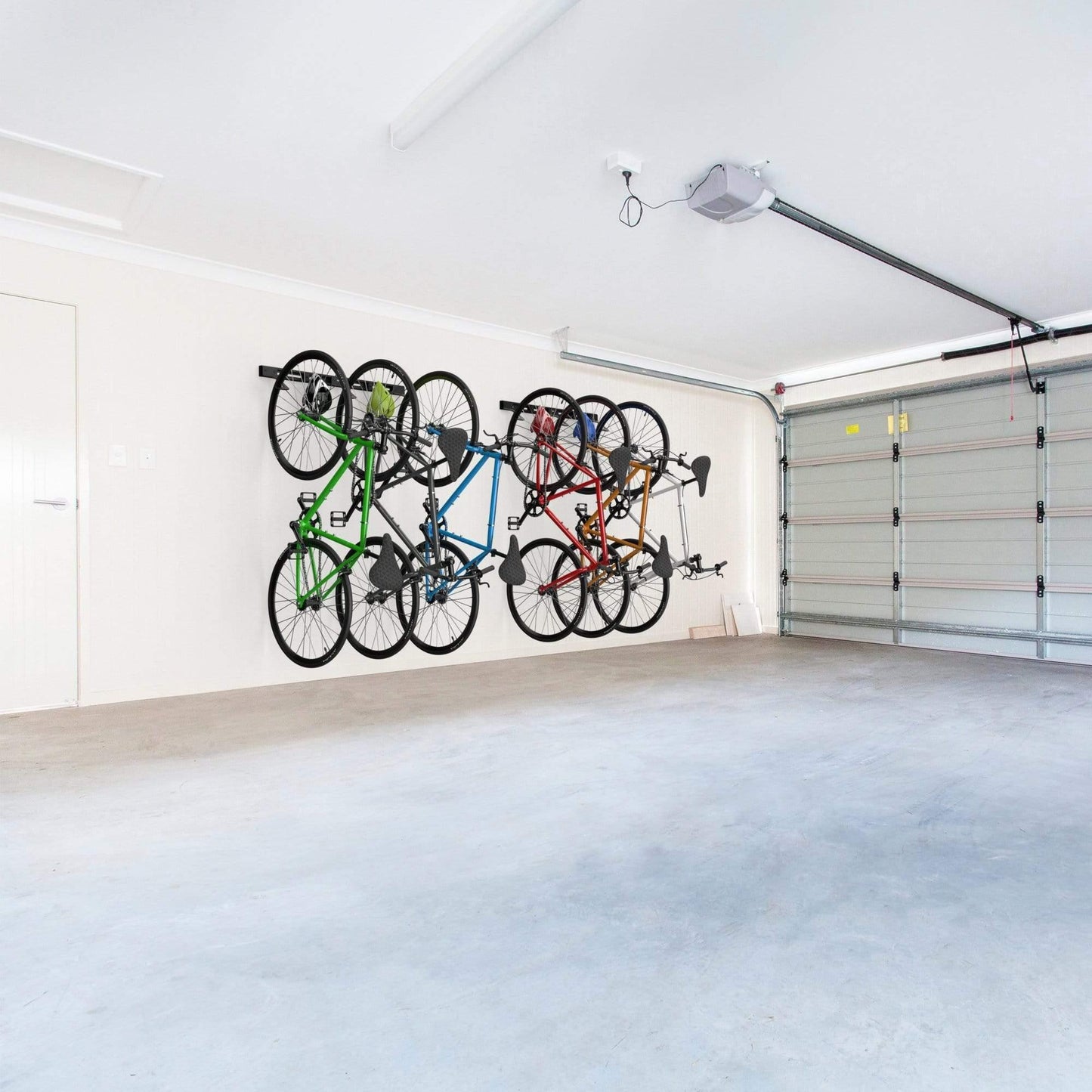 Wall Mounted Bike Rack for 6 Bikes