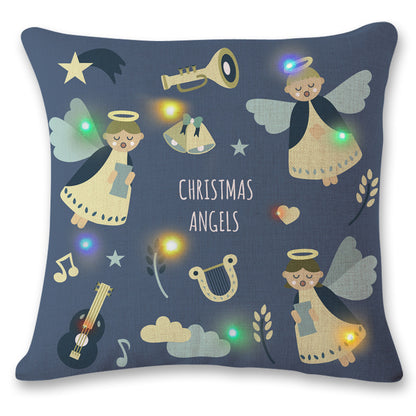 New LED Flashing Lights Christmas Pillowcase