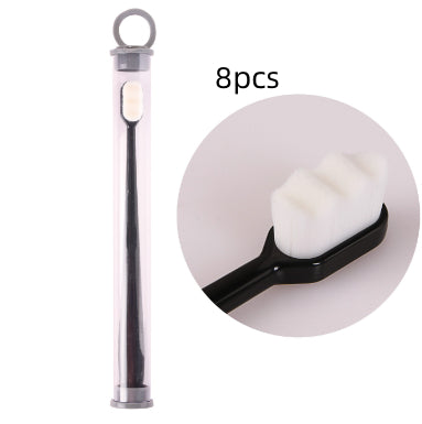 Ultra-fine Toothbrush Super Soft Bristle Deep Cleaning Brush Portable For Oral Care Tools Teeth Care Oral Cleaning Travel