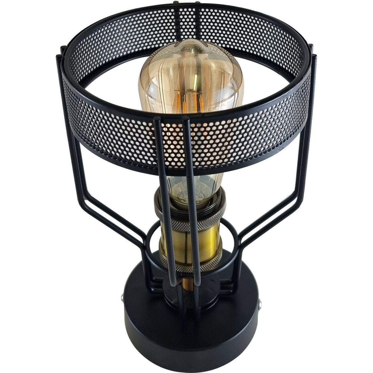 Vintage Industrial Semi Flush Mount Cage Easy Fit Indoor Light~1219