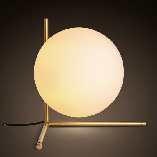 Simple glass ball table lamp