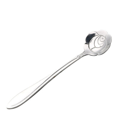 Teaspoons Rose Shaped Flower Stainless Steel Kitchen Tableware Handle Cutlery Mini Dessert Tea Dining Spoon For Snacks