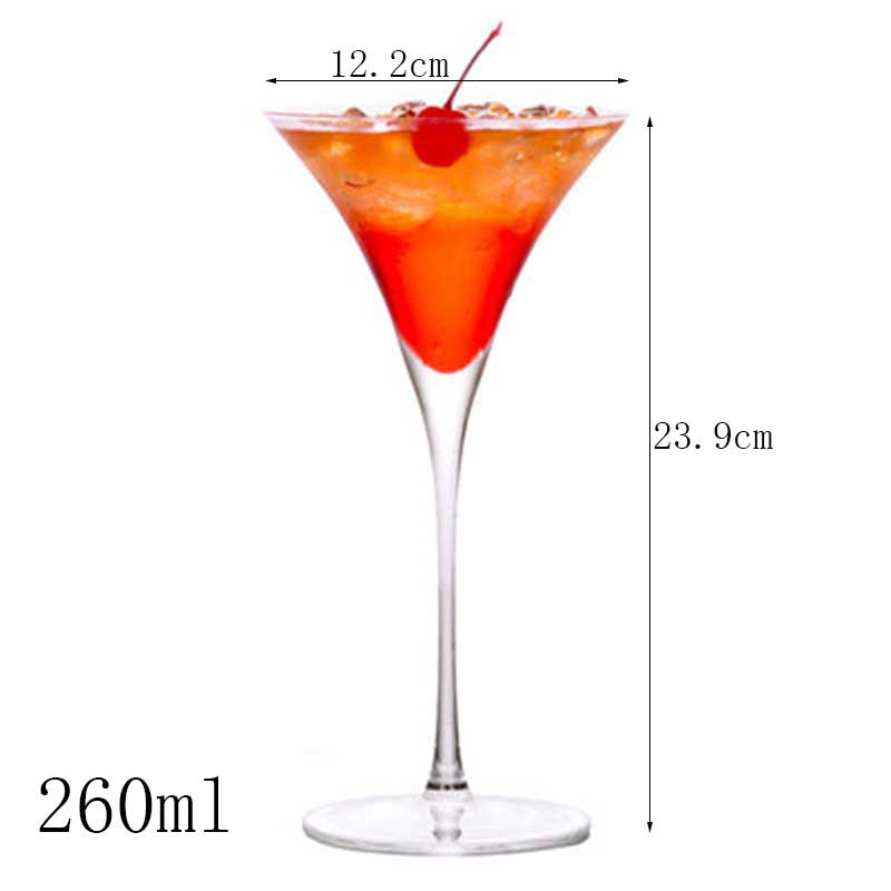 Creative glass cocktail glass