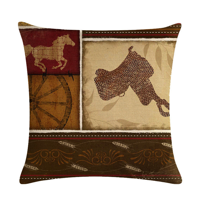 Cowboy Decorative Throw Pillows Cushion Covers