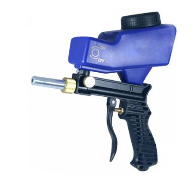 Portable gravity sandblasting gun pneumatic sandblasting set small rust sandblasting device sand blasting machine