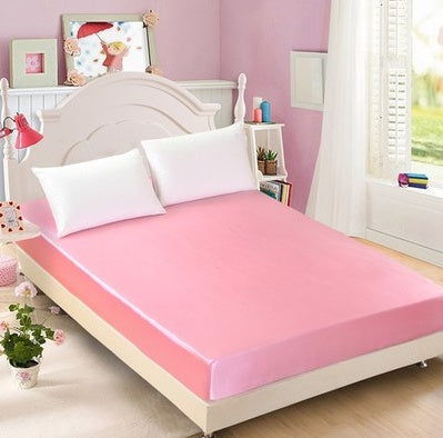 Summer ice silk silk silk bed  solid color bed cover bed package  bed cover special pillowcase