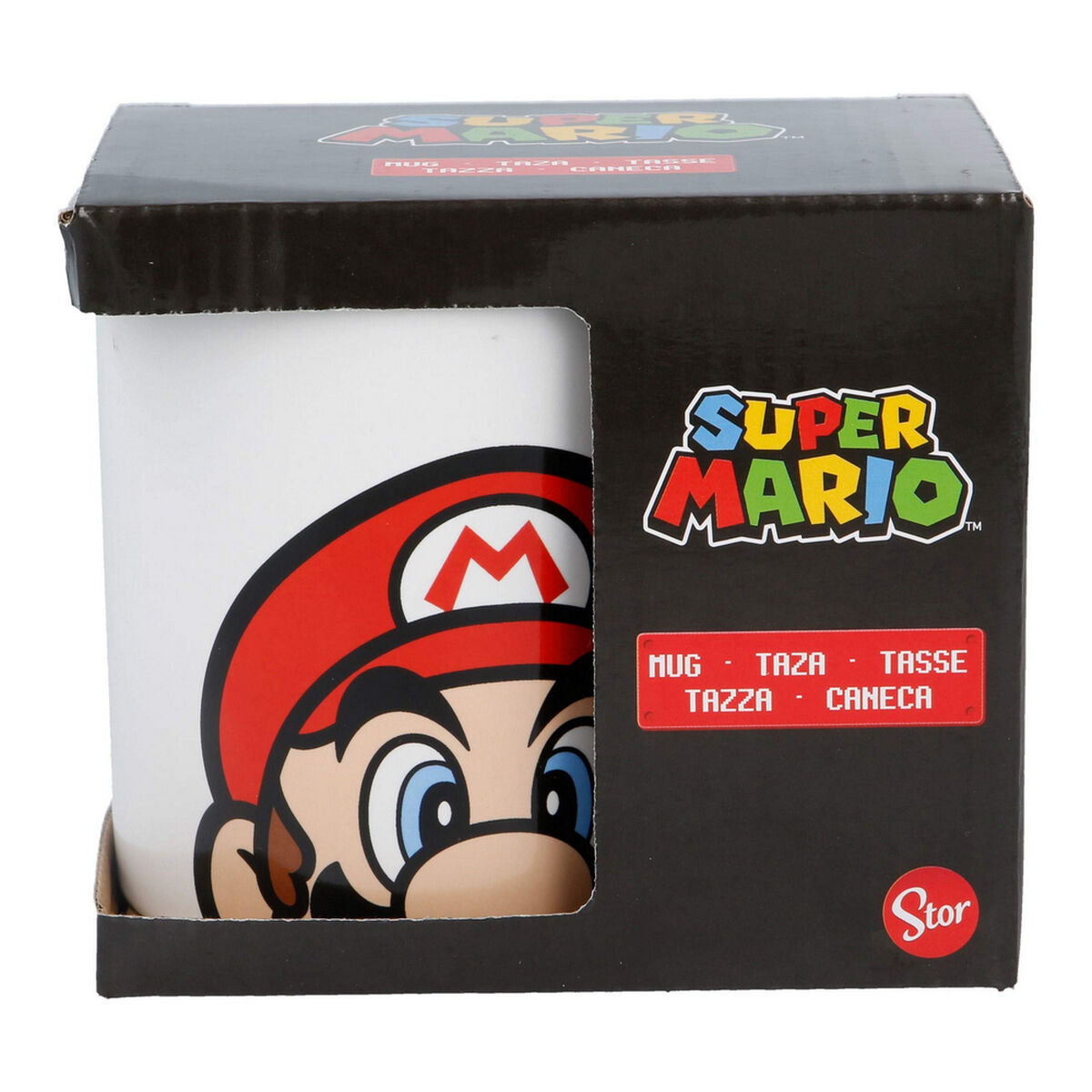 Mug Super Mario White Ceramic Red (350 ml)