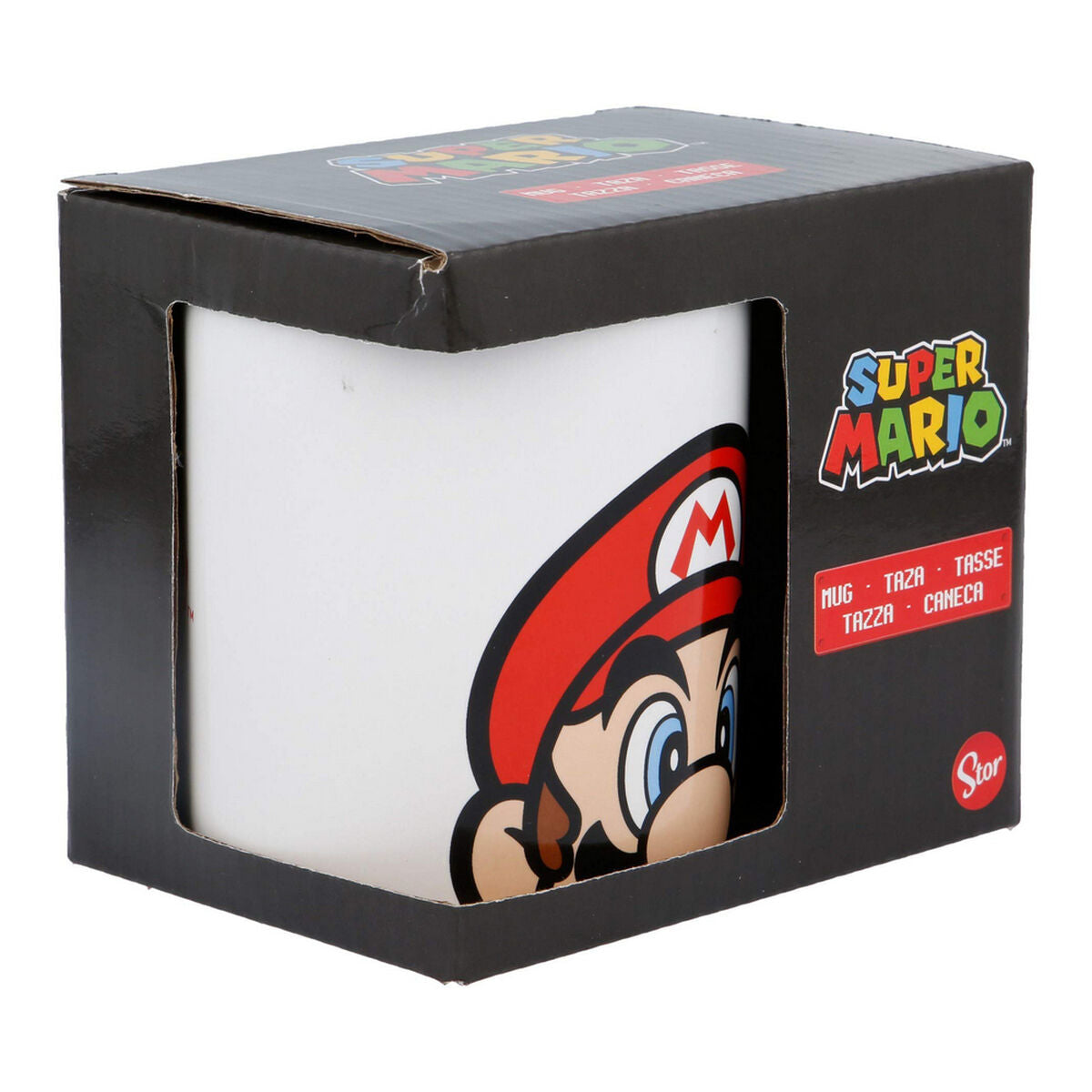 Mug Super Mario White Ceramic Red (350 ml)