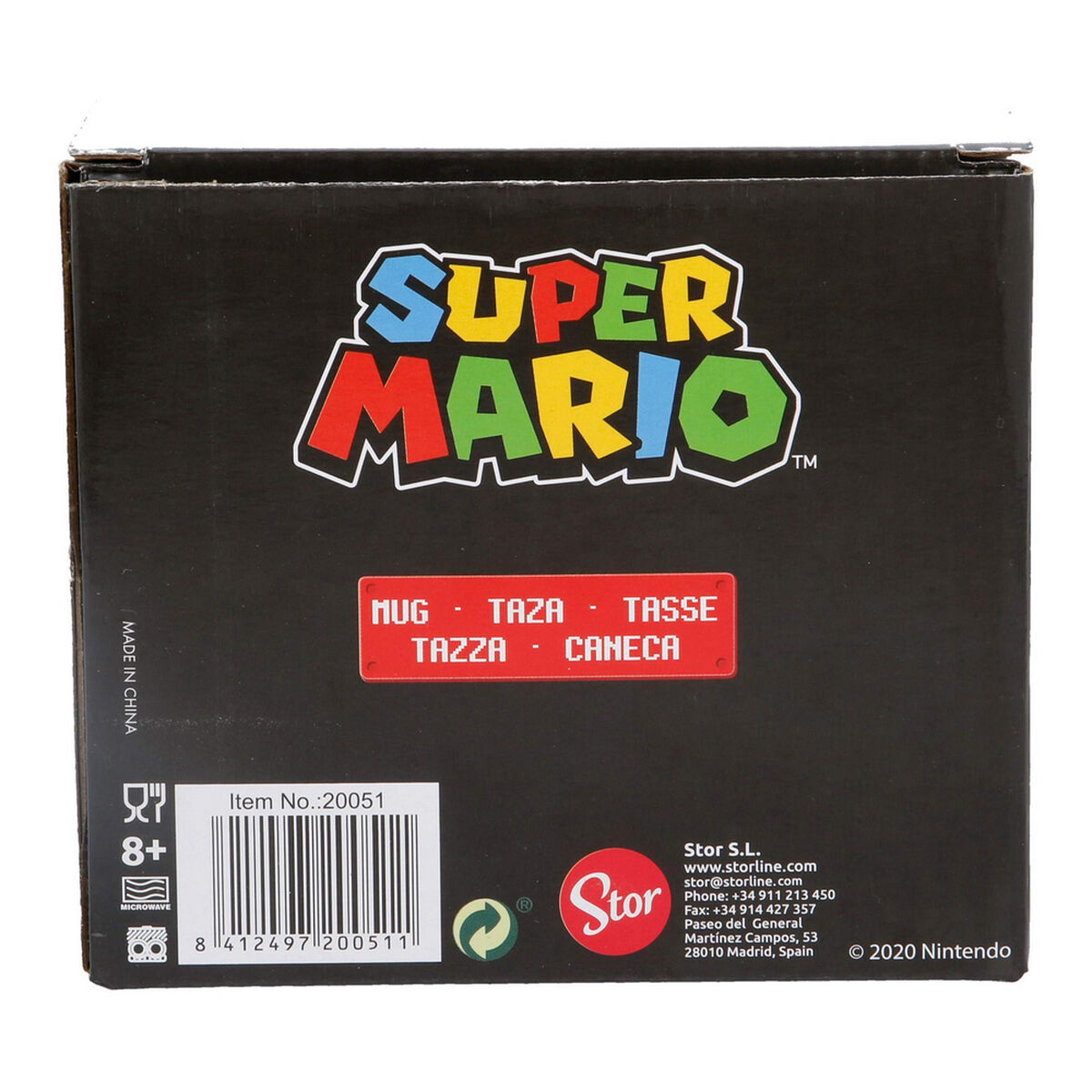 Mug Super Mario White Ceramic Red (350 ml)