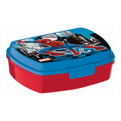 Sandwich Box Spider-Man Great power Blue Red 17 x 5.6 x 13.3 cm