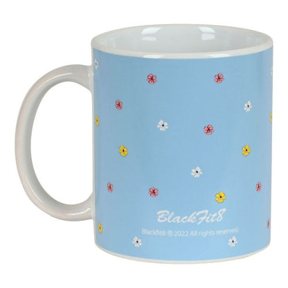 Mug BlackFit8 Fly with me Ceramic White Sky blue (350 ml)