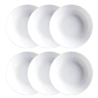 Plate set Luminarc Diwali 6 pcs White Glass